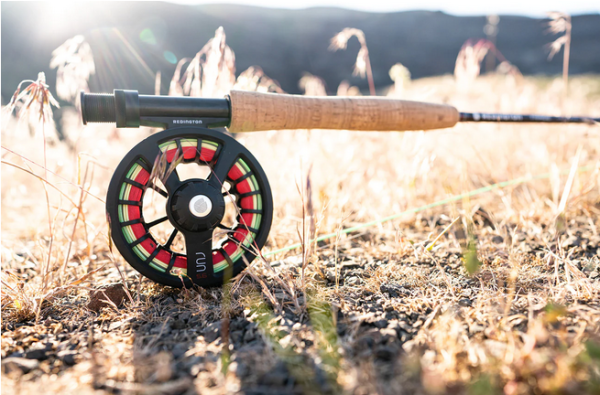 Redington Run Fly Reel Burgundy #3/4 for Fly Fishing